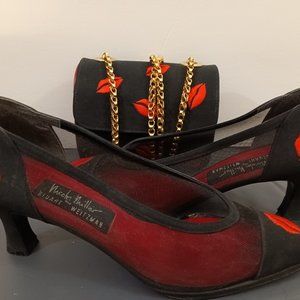 Heels with matching purse